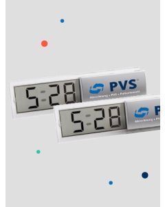 Giveaway digitale Tischuhr